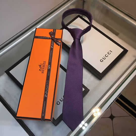 Classic Men Business Luxury Tie Replica Top Quality Hermes Ties 10